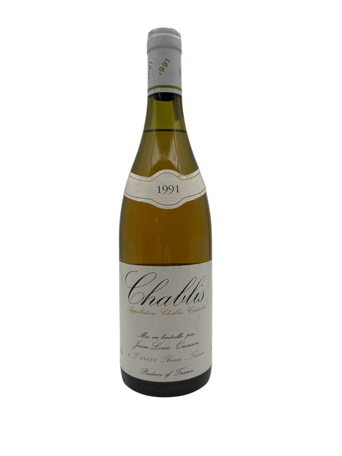 Flaske af Chablis Jean-Louis Quinson 1991