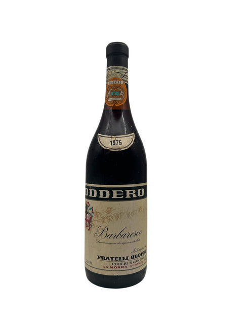 Flaske af Barbaresco Fratelli Oddero årgang 1975