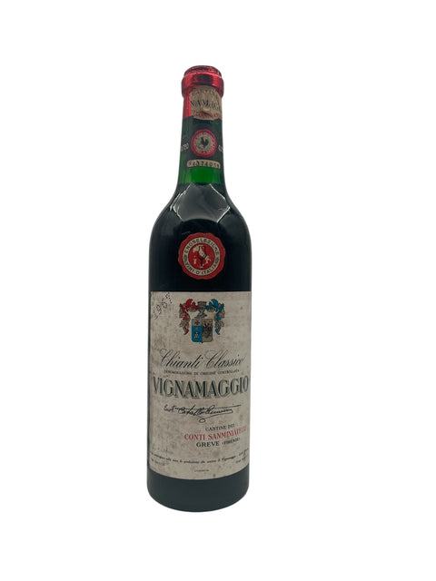 Flaske af Chianti Classico Vignamaggio 1977 vin