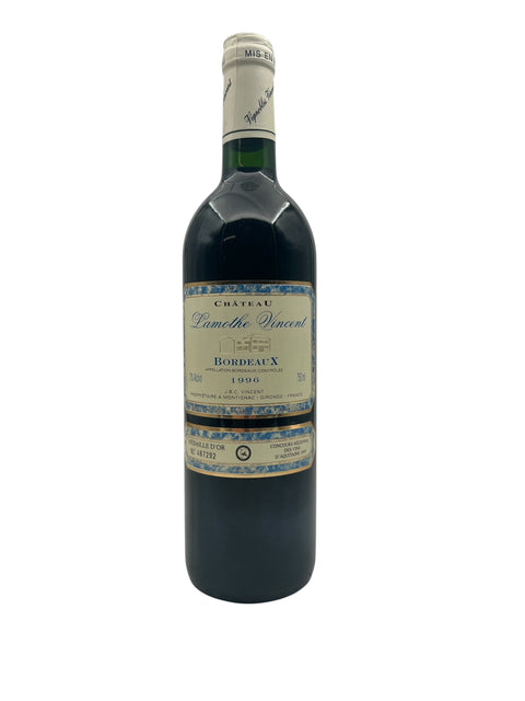 Flaske Lamothe Vincent Bordeaux 1996 rødvin