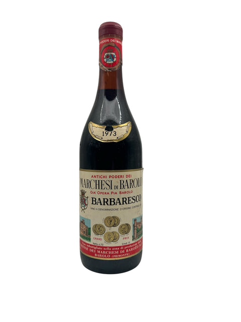 Flaske af Barbaresco 1973 fra Marchesi di Barolo