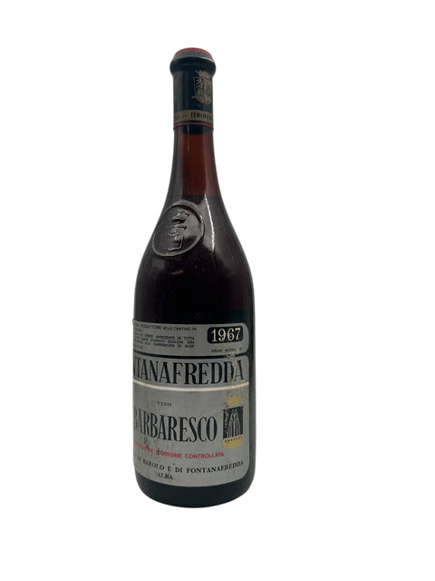 Flaske af Barbaresco Fontanafredda årgang 1967