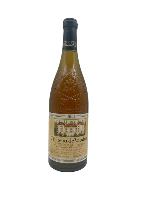Flaske af Châteauneuf-du-Pape Château de Vaudieu 1991