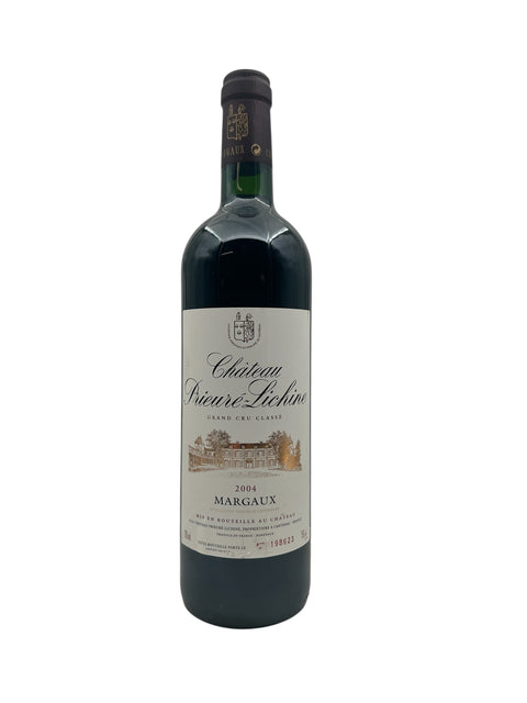 Flasche Margaux Château Prieuré-Lichine 2004 Rotwein