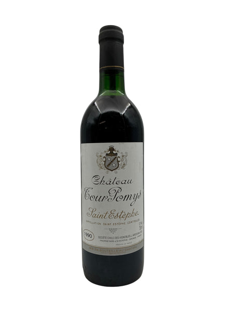 Flasche Rotwein Saint-Estèphe Château Courpomy 1990