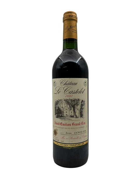 Château Le Castelot 1997 Flasche mit Saint-Émilion-Etikett