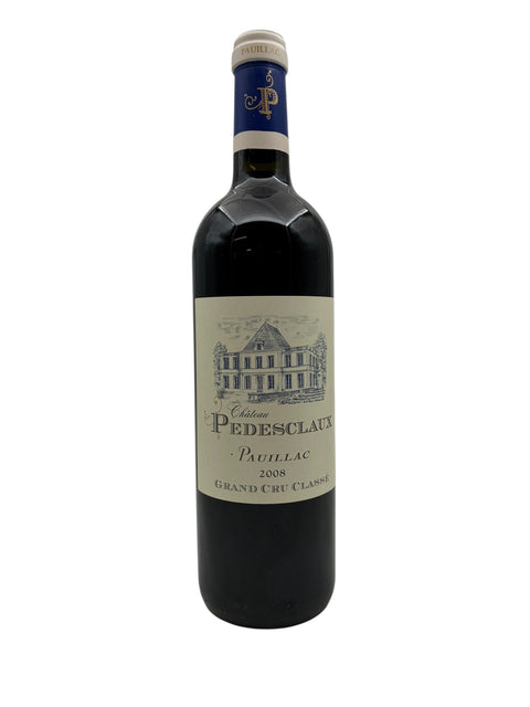 Flasche Rotwein Château Pedesclaux 2008