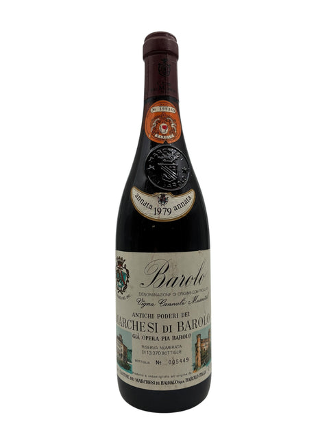 Bottle of Barolo Marchesi di Barolo 1979