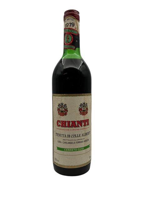 Flaske af Chianti fra 1979 af Tenuta di Colle Alberti