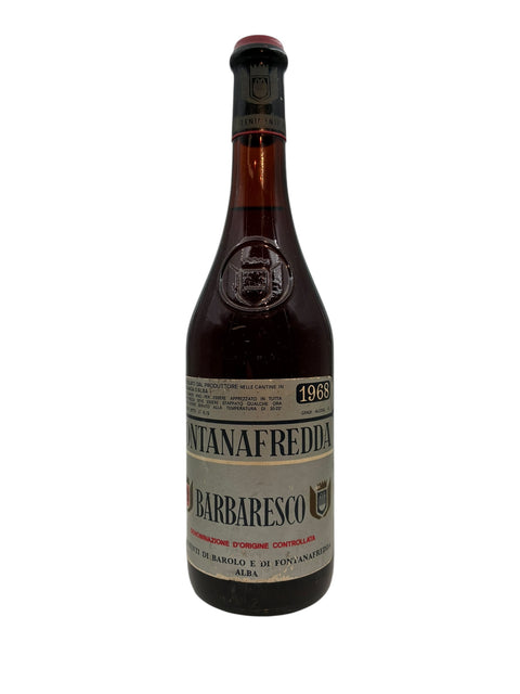 Bottle of Barbaresco Fontanafredda vintage 1968