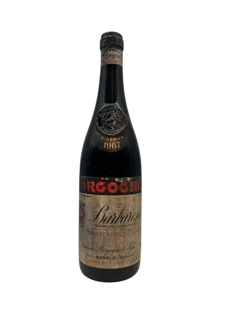 Vintage Barbaresco Borgogno 1967 bottle