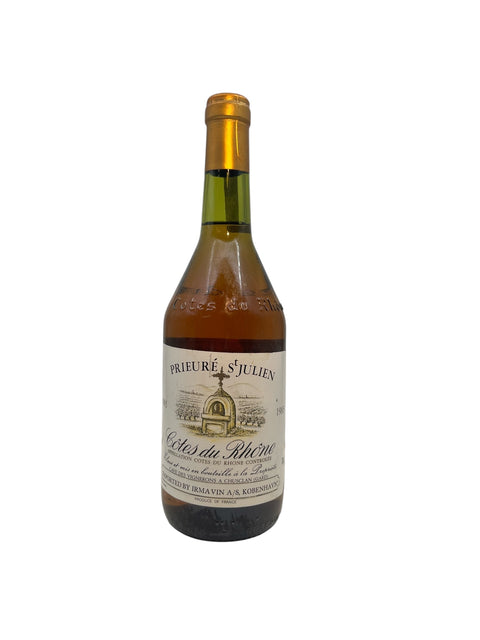 Bottle of Côtes du Rhône Prieuré St. Julian 1986