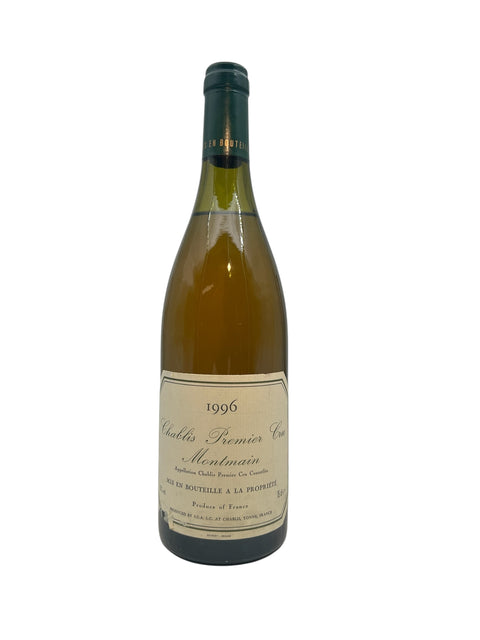 Bottle of Chablis Montmains 1996