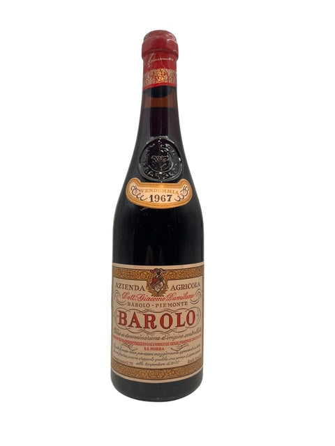 Bottle of Barolo Giacomo Damilano vintage 1967