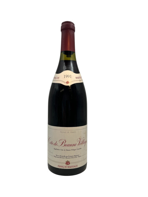 Flasche Cote de Beaune-Villages 1991 von François Martenot