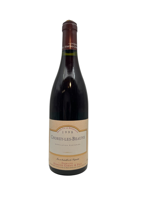 Flasche Rotwein Domaine Edmond Cornu Chorey-les-Beaune 1998
