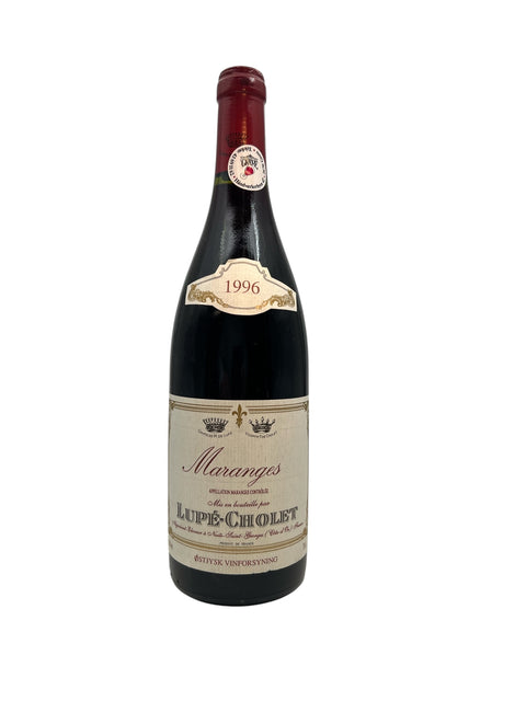 Flaska Maranges Lupé-Cholet 1996 rött vin