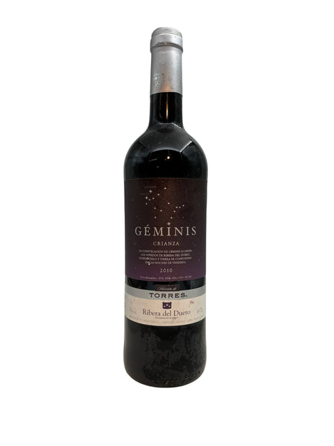 Flaske af Géminis Torres 2010 ribera del duero rødvin