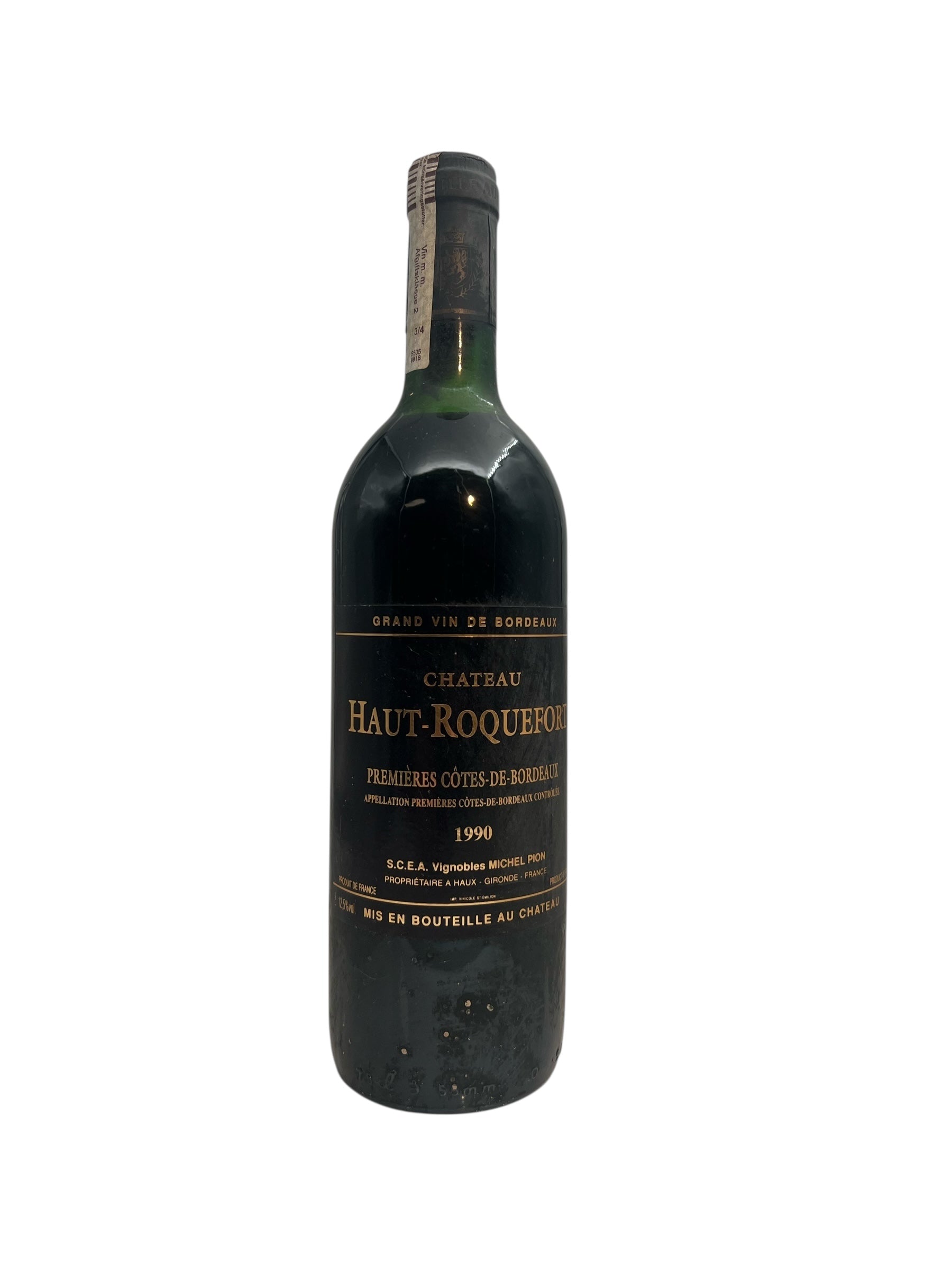 ワイン WILHELMINA Chateau Roquegrave 1990 Haut-Roquefort Bordeaux 1990 – Bottles With History