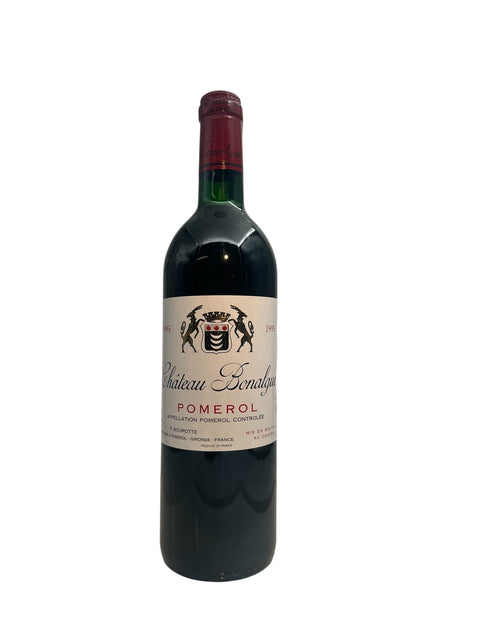 Flaska Chateau Bonalgue Pomerol 1995 rött vin