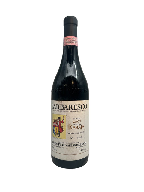 Flaska Barbaresco 2007 från Produttori del Barbaresco