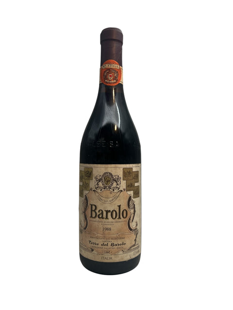 Barolo Terre del Barolo flaska från 1988
