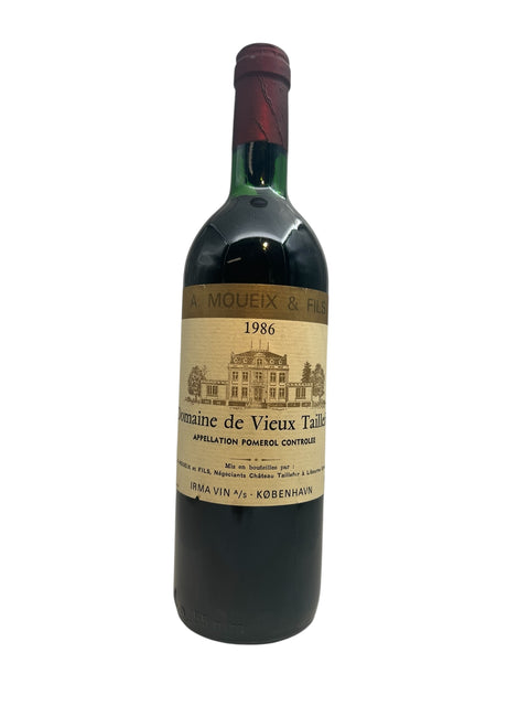 Domaine de Vieux Taillefer A. Moueix 1986 rødvin fra Pomerol