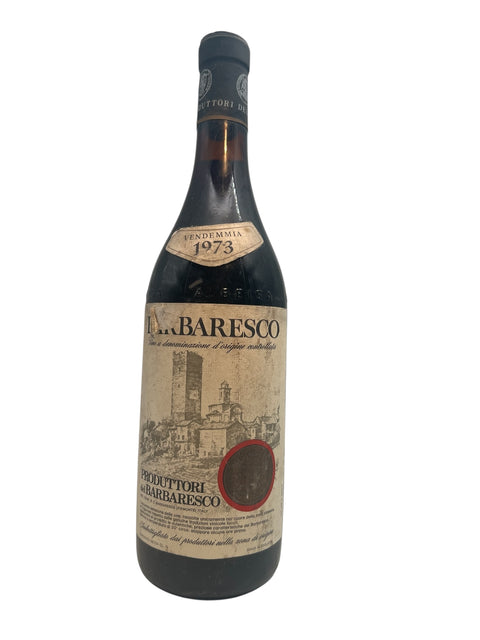Flaska Barbaresco 1973 från Produttori del Barbaresco