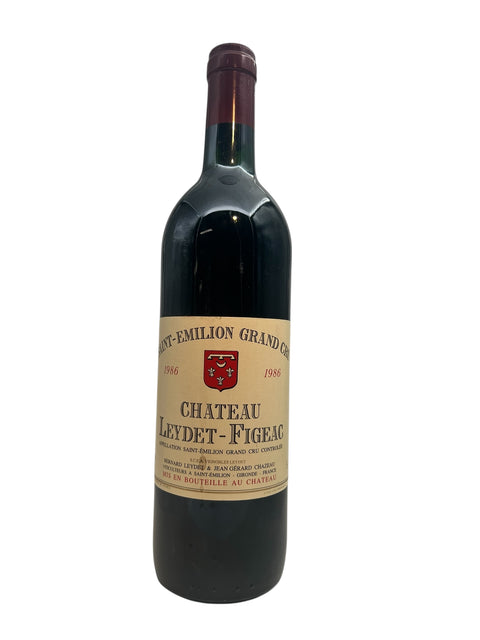 Bottle of Saint-Émilion Grand Cru Chateau Leydet-Figeac 1986