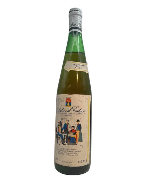 Flaska Erbaluce di Caluso Mattia Thione 1982 vitt vin
