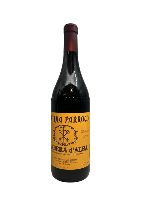 Flaske af Barbera d'Alba Cantina Parroco årgang 2005