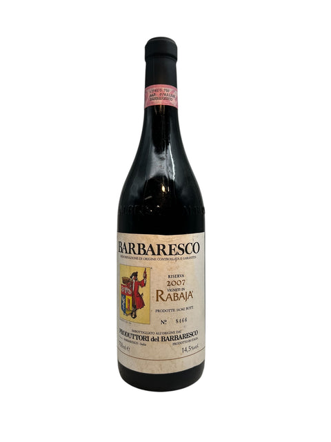 Barbaresco Rødvin fra Produttori del Barbaresco 2007 flaskedesign