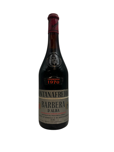 Barbera d'Alba Fontanafredda 1970 bottle