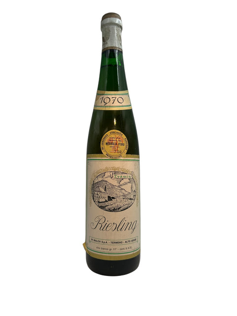 Riesling W Walch 1970 white wine from Alto Adige