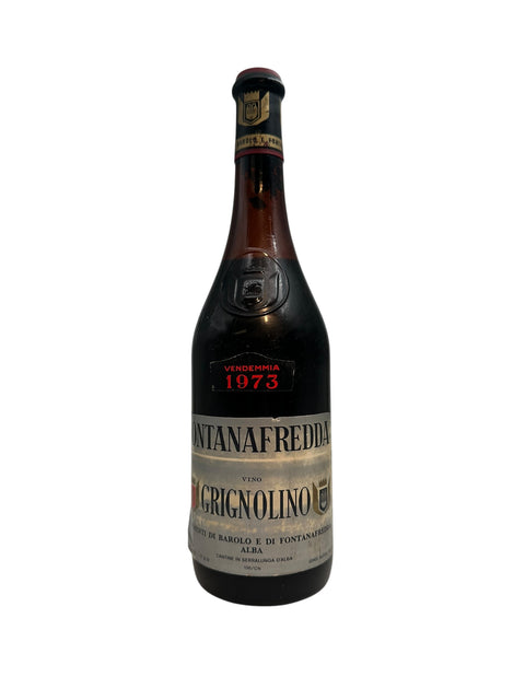 Bottle of Grignolino Fontanafredda vintage 1973