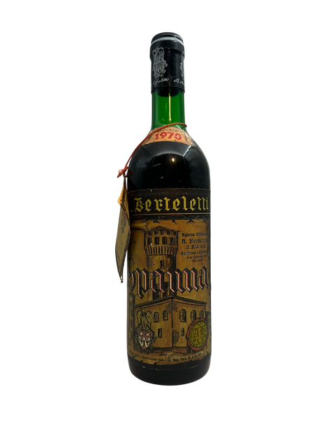 Bottle of Spanna Berteletti 1970 red wine