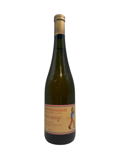 Bottle of Pinot Grigio Bellia Guerrino 2005 white wine