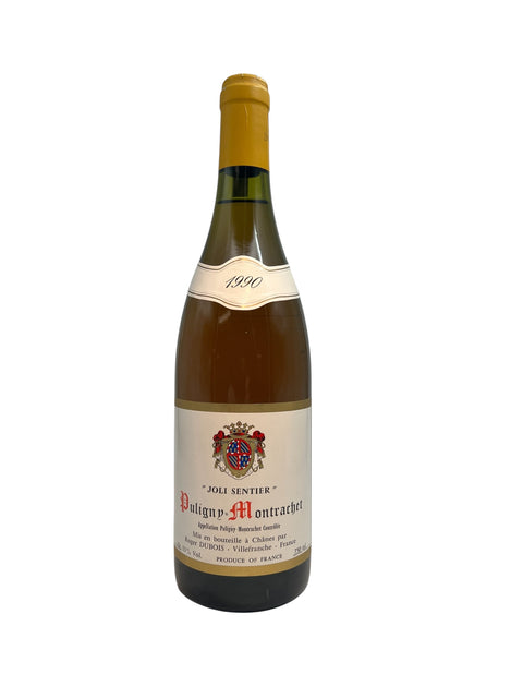 Flaske af Puligny-Montrachet 1990 Robert Dubois hvidvin