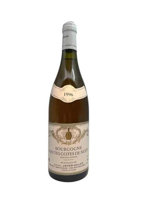 Bourgogne Hautes Côtes de Nuits vinflaske fra 1996, Jayer-Gilles