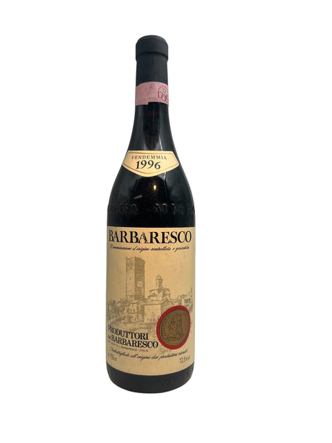 Flaske af Barbaresco 1996 fra Produttori del Barbaresco