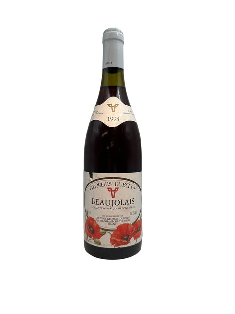 En flaske Beaujolais Georges Duboeuf årgang 1998