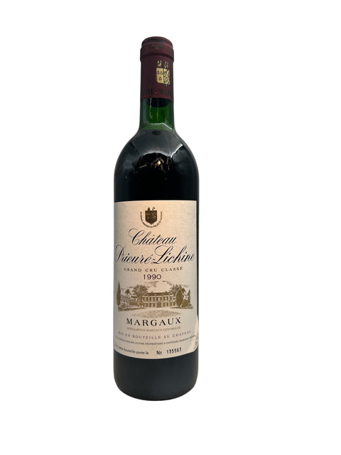 Château Prieuré-Lichine 1990 Margaux Grand Cru Classé flaske