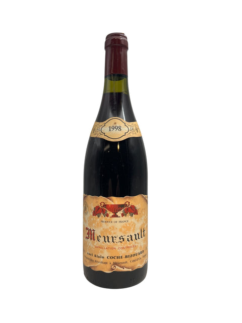 Flaska Meursault Coche-Bizouard årgång 1998