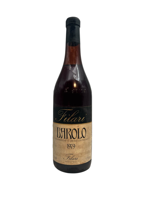 Barolo Filari 1979 flaska - italienskt rött vin