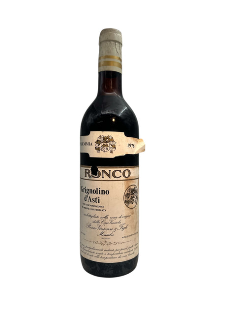 Flaske af Grignolino d'Asti Ronco 1976 rødvin
