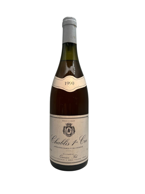 Chablis 1er Cru 1990 flaska från Quinson Fils