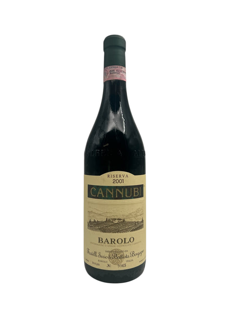 Flaska Cannubi Barolo 2001 Fratelli Borgogno