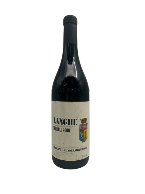 Flaska Langhe Nebbiolo 2000 från Produttori del Barbaresco