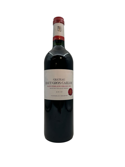Flasche Rotwein Château Haut Gros Caillou 2010