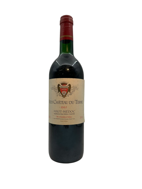 Flaske af Vieux Château du Terme 1997 rødvin fra Haut-Médoc
